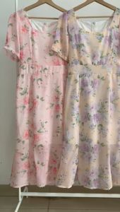 D10461 Hikaru Mermaid Hem Floral Dress