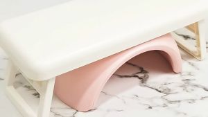 Nail Art Hand Pillow Foldable Heightened Nail Art Plastic Hand Pillow Nail Shop Wrist Support Bracket Special Hand Pillow Nail Arm Rest Hand Rest Salons Home DIY Comfortable Foldable Manicure Pillow Hand Rest Manicure Hand Arm Stand Pillow Cushion