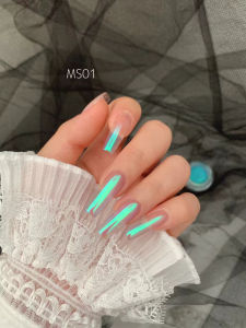 Aurora Fairy Dopaamine Nail Art Powder Mirror Pearl Shiny Transparent Quick Dry Long Lasting Comfortable Easy to Use Beauty Tool