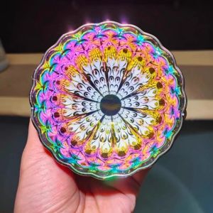 Colorful Pearl White Shell Cup Ceremonial Tea Cup Owner Cup Ten Thousand Colors Kiln Change Tianmu Porcelain Tea Bowl Colorful Cup