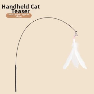 7o | Interactive Cat Toy Wand with Suction Cup and Long Handle