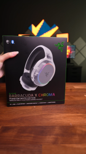 Razer Barracuda X Chroma - Wireless Multi-Platform Gaming and Mobile Headset - Phantom White Edition