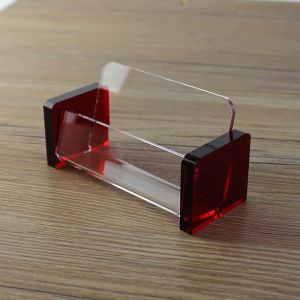 High-End Business Card Case Double-Layer Name Card Pedestal Acrylic Desktop Creativity Business Office Three-Layer Business Card Shelf