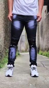 Celana Jeans Cowok Dewasa Panjang Clana Jins Pria Sobek Celana Laki Laki Remaja Gaul