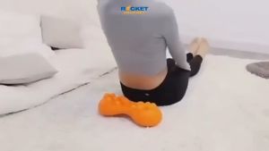 8-shaped Lumbar Massager Hip & Butt Stretcher for Sciatica Pain 14 Pressure Point Massage Tool Back Stretcher