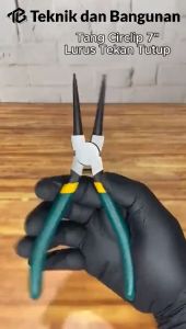 Tang Circlip Retainer Seeger Snap Ring Plier Pemasang Pelepas Snap Ring Mekanik Montir anti slip