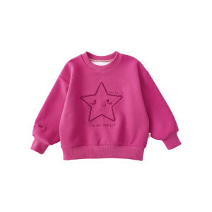 YOEHYAUL | Áo Hoodie Thêu Hình Cartoon Dễ Thương Thời Trang Cho Bé Gái
