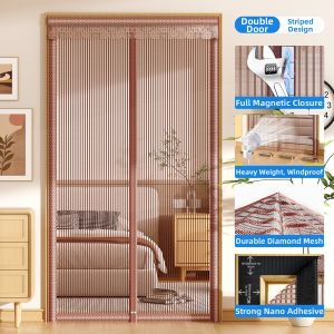 SHULIAN | Anti Mosquito Magnetic Curtain Strong Steel Mesh Self Adhesive No Punching