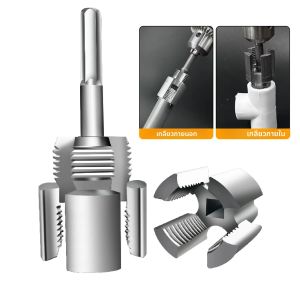 เครื่องมือต๊าปเกลียวท่อ Rafford PPR สําหรับท่อ 1/2" และ 3/4" – เครื่องตัดเกลียวภายในและภายนอกในตัวพร้อมชุดแตะและแม่พิมพ์