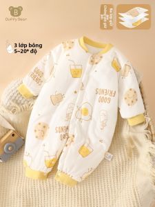 DUFFY BEAR | Warm Thick Baby Romper Set Cotton