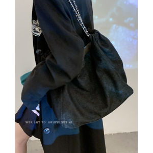 Large Capacity Commuter Bag Womens 2023 New Arrival Fall Winter Fashion Denim Shoulder Bag Easiest for Match Casual Satchel Tote Bag