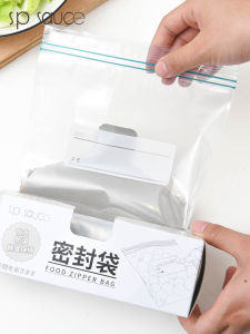 Túi Bảo Quản Thực Phẩm Dày Tự Khóa Khóa Kéo Chống Bụi Chống Thấm Nước Cho Tủ Lạnh Túi Đựng Đồ Gia Dụng Kín Dày Túi Đựng Đồ Ăn Nhanh