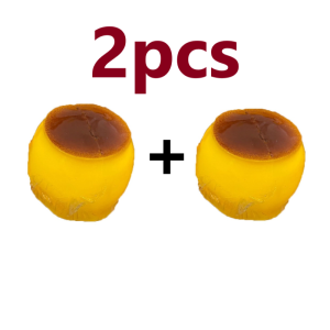 Crispy Sound Caramel Pudding Squeezing Toy Homemade DIY Handmade Squeeze Ball Non-rebound Stress Relieving Toy for Gift