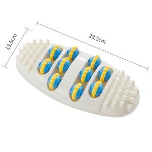 1pcs hình bầu dục chân đế 4 hàng Bàn lăn mát-xa chân acupoint chân đĩa chân Massager