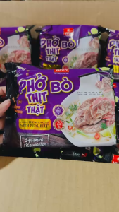 Thùng 20 Gói Phở Bò Thịt Thật Vifon 90g (có gói thịt thật) / Hàng Chính Hãng - VF121T
