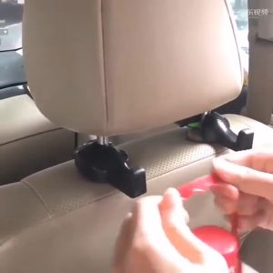 Móc treo đồ tiện dụng trên xe ô tô đa năng dễ sử dụng móc giữ treo quần áo đồ dùng sau ghế oto xe hơi