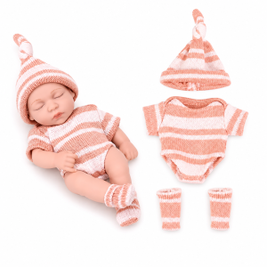 New Doll Clothes for 8inch 20cm Reborn Baby Doll Cute Doll Clothing Accessories Sweater DIY Toys Baby Dolls Outfit Girls Gifts