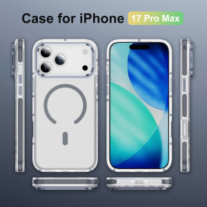 For Magsafe Magnetic Skin Feel Metal Lens Holder Phone Case for iPhone 17 Air 16 15 14 Plus 13 12 11 Pro Max Shock Bumper Cover