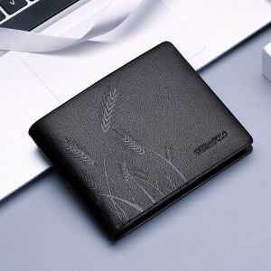 WILLIAMPOLO | Mens Thin Long Leather Wallet with Drivers License Compartment