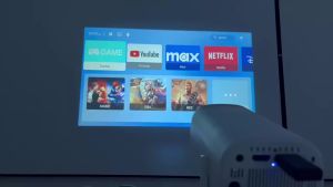 TECHZONE YF-600 4K HD Projector: Gaming & Entertainment Made Easy