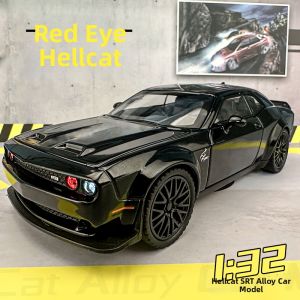 JUANNUO | Dodge Challenger SRT Hellcat Model Toy Car Metal