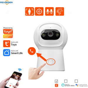 Intercom Call Camera Tuya Smart Life IP WIFI Camera 2 way audio auto tracking LAN Port Baby Monitor