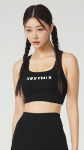 XEXYMIX Black Label Signature Power Rise Bra Top Olahraga Wanita - XWFBR14J3