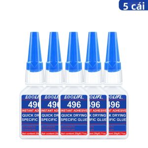 LOOLIFL | LOOLIFL496 20g Keo Dán Tức Thì Khô Nhanh Siêu Keo Cyanoacrylate Cho Nhiều Vật Liệu Đồ Thủ Công DIY Kim Loại Nhựa Gỗ