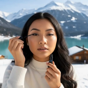 QL Eyeliner Hitam Kuas 8 ml - Blesshoop