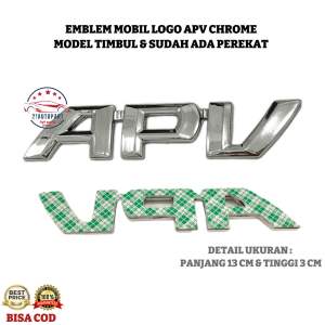 Emblem Mobil Logo APV Chrome