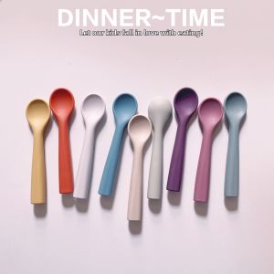 JUZIJIADEKEER | BPA-Free Silicone Training Feeding Spoon