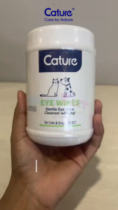 Cature Daily care Pet Eye Wipes - 100 wipes Cat Dog Ubat cuci mata kucing Tisu Basah Wet Tissue
