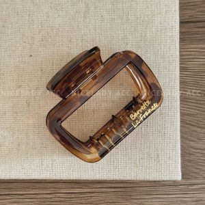 Kẹp Tóc Hình Chữ Biển Mỏng Hình Chữ I Màu Vàng Cho Phụ Nữ Kẹp Tóc Nửa Đầu Hình Cá Mập Trung Bình Phụ Kiện Tóc Thời Trang