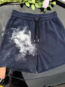 OUMULONG | Breathable Icy Silk Fast Drying Knit Shorts