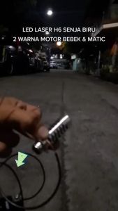 MODIFIKASIMARKET - Lampu Utama Motor LED Laser Gun H6 P15D-25 SBR CSP LED Demon DC9-80V