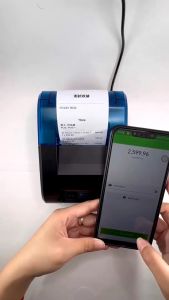 TVCOMO เครื่องพิมพ์ใบเสร็จ Printer เครื่องปริ้นเตอร์ Bluetooth เครื่องปริ้น ไม่ต้องใช้หมึก ใช้งานง่าย Thermal Slip รับประกัน5ปี