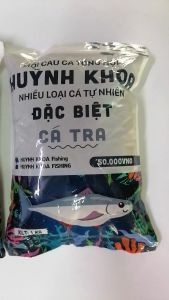 Cám Câu Cá Huỳnh Khoa ( 1KG Chuyên Câu Sông Câu Hồ  Bịch Màu Trắng )