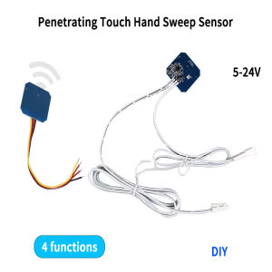 5-24V Touch Sensor Switch Hand-Sweep ControlPenetrate 5CM Wood/Glass/Acrylic  4 Mode Dimmable DIY Module Cabinet Closet Light