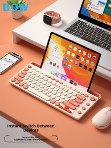 COEP | Wireless Bluetooth Keyboard & Mouse Set with Charging Silent Card Slot for Tablets Phones and Computers