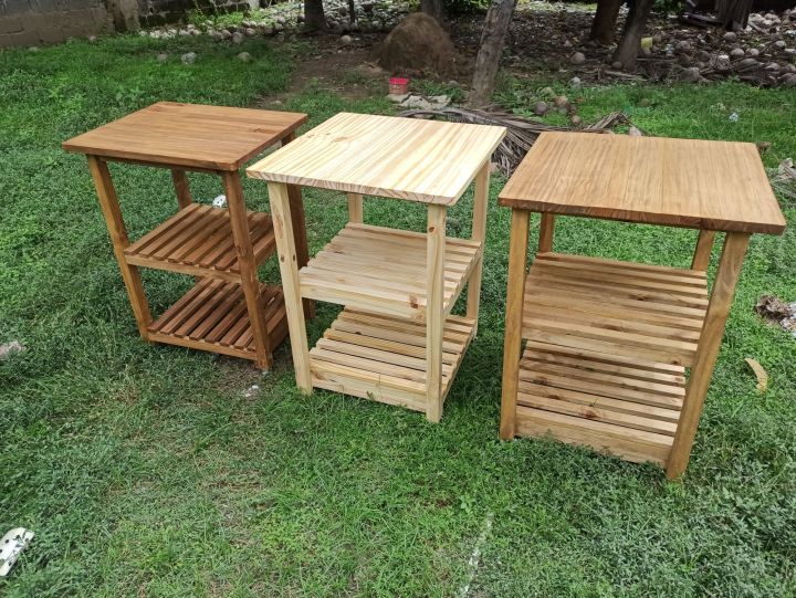 Kitchen Island Table Cooker Table with shelves | Lazada PH