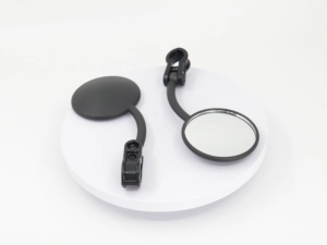 22mm Handlebar Clip-on Rearview Side Mirror (Retro Small Round Mirror) UNIVERSAL