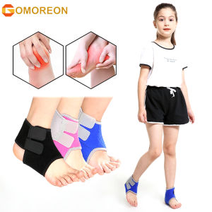 1Pair Kids Child Adjustable Nonslip Ankle Tendon Compression Brace Sports Dance Foot Support Stabilizer Wraps Protector Guard