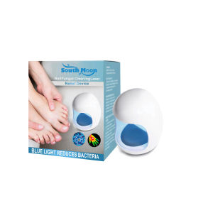 South Moon Nail Fungal Cleaning Laser Relief Device Gray Nail Care Device Blue Light Reduce Bacteria Relieve Nail Pain And Swelling Repair Gray Nails Bad Nails Thickened Nails Soft Nails Nail Care Tools Nail Fungus Laser Health Care Product 1pcs