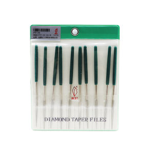 Diamond Coated Combination Flat And Rounding File PTF-10 Multi-Purpose Flat Diamond Coated File for Smoothing Burr