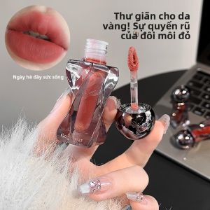 Son Môi GegeBear Velvet Matte Lip Glaze Không Dính Cốc Màu Trắng Không Khô Dễ Trang Điểm Màu Sắc Lâu Trôi Phù Hợp Với Mọi Loại Da