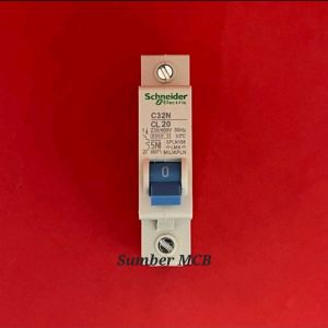 MCB Schneider Biru 1 Phase 20A Amper