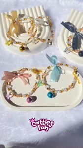 [BUTTERFLY] CATTIESFUN Kalung Kucing Renda dan Charm