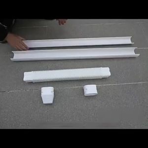 1M Cover Pipa AC Protective Pipe Universal Straight Pipe AC 1 Meter Protective Pipe Rifeng Pelindung Pipa AC