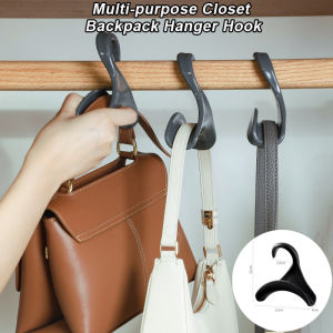 Multi-Function bag hanger hook Space Saving Closet Backpack Hanger Hooks black Purse Hanger for Protecting Bags Shapes