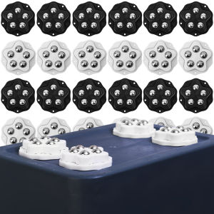 Tự dính năm hạt bánh xe phổ quát hộ gia đình lưu trữ hộp con lăn mạnh mẽ tải ròng rọc bi 360 độ xoay bánh xe xoay